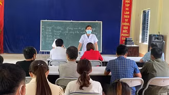 Trạm Y tế xã Kim Sơn (Bảo Yên) tuyên truyền phòng bệnh bạch hầu