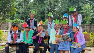 Sân chơi bổ ích của học sinh vùng cao