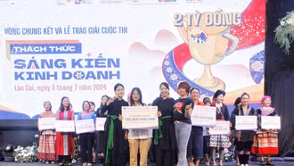 Sôi nổi vòng thi chung kết Cuộc thi Thách thức sáng kiến kinh doanh