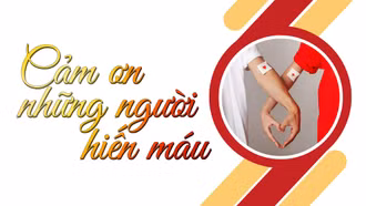 Cảm ơn những người hiến máu