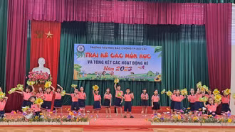 Sôi động Trại hè các môn học tại Trường Tiểu học Bắc Cường