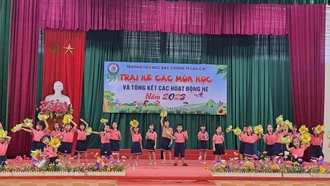 Sôi động Trại hè các môn học tại Trường Tiểu học Bắc Cường