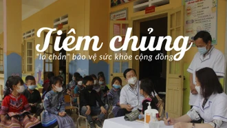 Tiêm chủng - "lá chắn" bảo vệ sức khỏe cộng đồng