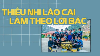 Thiếu nhi Lào Cai làm theo lời Bác