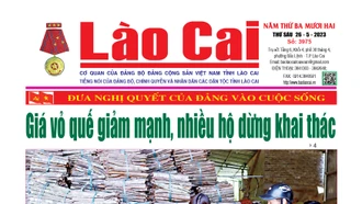 Báo Lào Cai Thường kỳ số 3975 ra ngày 26/5/2023