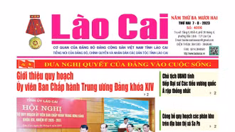 Báo Lào Cai Thường kỳ số 4006 ra ngày 7/8/2023
