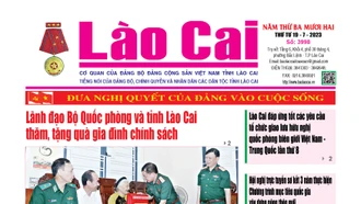 Báo Lào Cai Thường kỳ số 3998 ra ngày 19/7/2023