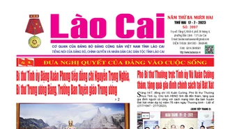Báo Lào Cai Thường kỳ số 3997 ra ngày 17/7/2003