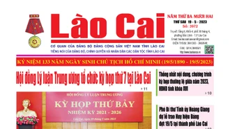 Báo Lào Cai thường kỳ số 3972 ra ngày 19/5/2023