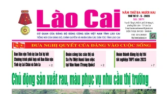 Báo Lào Cai thường kỳ số 3971 ra ngày 17/5/2023