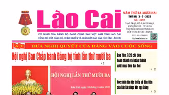 Báo Lào Cai Thường kỳ số 3991 ra ngày 3/7/2023