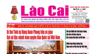 Báo Lào Cai thường kỳ số 3959 ra ngày 19/4/2023