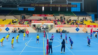 Trực tiếp: Chung kết bóng chuyền nội dung nữ THCS: Phòng GD&ĐT thành phố Lào Cai - Phòng GD&ĐT huyện Bảo Thắng 
