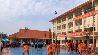 [Trực tiếp] Bóng chuyền nam THCS: PGD Bát Xát vs PGD Văn Bàn