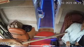 Tài xế xe khách bị chặn đầu, hành hung trên cao tốc Nội Bài – Lào Cai