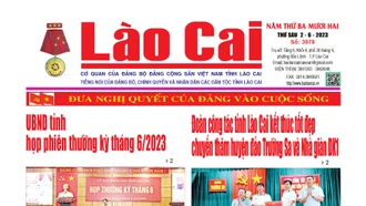 Báo Lào Cai thường kỳ số 3981 ra ngày 9/6/2023