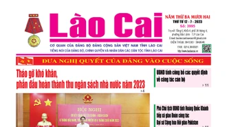 Báo Lào Cai Thường kỳ số 3995 ra ngày 12/7/2023