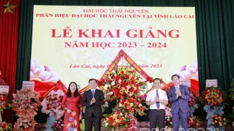 Phân hiệu Đại học Thái Nguyên tại tỉnh Lào Cai khai giảng năm học 2023 - 2024