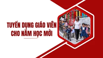 Tuyển dụng giáo viên cho năm học mới