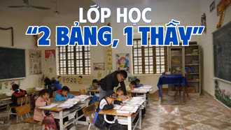 Lớp học “2 bảng, 1 thầy”