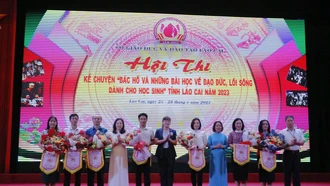 Khai mạc Hội thi kể chuyện “Bác Hồ và những bài học về đạo đức, lối sống dành cho học sinh” tỉnh Lào Cai năm 2023