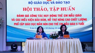 Nhiều giải pháp nâng cao chất lượng phổ cập giáo dục mầm non