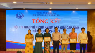 Tổng kết Hội thi giáo viên chủ nhiệm giỏi cấp tỉnh, năm học 2022 - 2023