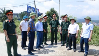 Ban Chỉ đạo Quốc gia phòng, chống thiên tai kiểm tra tại Lào Cai