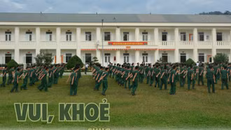 Vui, khỏe cùng quân nhân