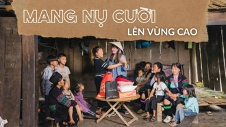 Mang nụ cười lên vùng cao