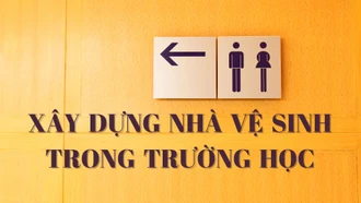 Xây dựng nhà vệ sinh trong trường học