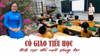 Cô giáo tiểu học tích cực đổi mới, sáng tạo