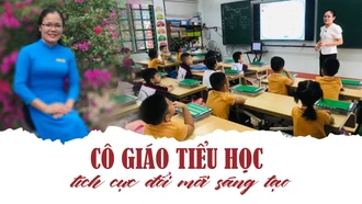 Cô giáo tiểu học tích cực đổi mới, sáng tạo