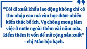 Xuất khẩu lao động: Cơ hội cho lao động vùng khó