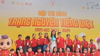 24 học sinh Lào Cai đạt giải Cuộc thi Trạng Nguyên Tiếng Việt năm học 2023 - 2024 cấp quốc gia