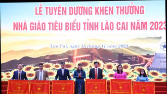 Lào Cai vinh danh 520 nhà giáo tiêu biểu năm 2023