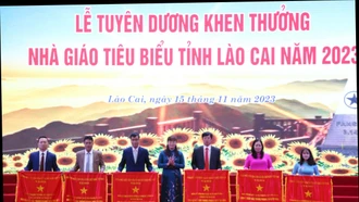 Lào Cai vinh danh 520 nhà giáo tiêu biểu năm 2023