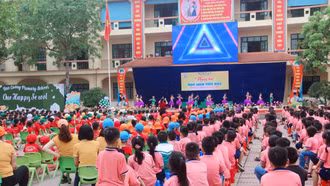 Hơn 1.800 học sinh tham gia Ngày hội dành cho học sinh tiểu học lần thứ Nhất - “Festival for primary students 2023”.
