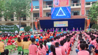 Hơn 1.800 học sinh tham gia Ngày hội dành cho học sinh tiểu học lần thứ Nhất - “Festival for primary students 2023”.