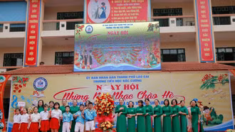 Chương trình Ngày hội “Những nốt nhạc chào hè” - tổng kết năm học tại Trường Tiểu học Bắc Cường