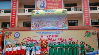 Chương trình Ngày hội “Những nốt nhạc chào hè” - tổng kết năm học tại Trường Tiểu học Bắc Cường