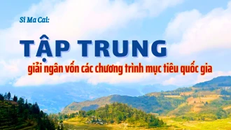 Tập trung giải ngân vốn các chương trình mục tiêu quốc gia