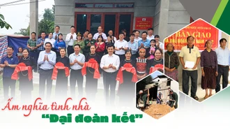 Ấm nghĩa tình nhà “Đại đoàn kết”