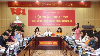 Hội thảo khoa học “Đào tạo nghề cho lao động nông thôn trên địa bàn tỉnh Lào Cai”