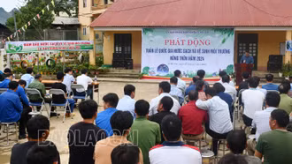 Si Ma Cai: Phát động Tuần lễ quốc gia nước sạch vệ sinh môi trường nông thôn năm 2024