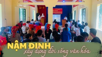 Nậm Đinh xây dựng đời sống văn hóa 