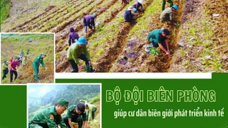 Bộ đội biên phòng giúp cư dân biên giới phát triển kinh tế