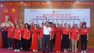 Chương trình Hành trình đỏ "Sắc đỏ biên cương” tỉnh Lào Cai năm 2024