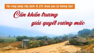 Cần khẩn trương giải quyết vướng mắc