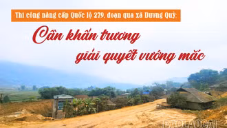 Cần khẩn trương giải quyết vướng mắc